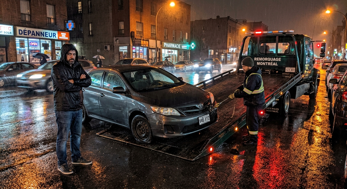 Remorquage d'urgence